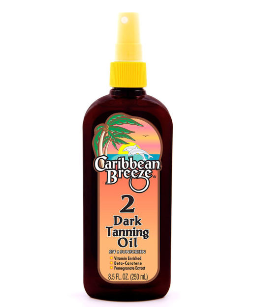 صورة Caribbean breeze dark tanning spf 2 oil 250 ml