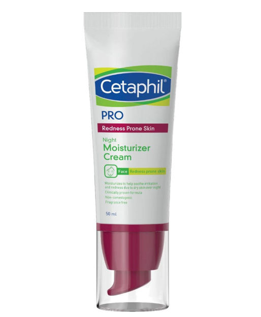 صورة cetaphil pro redness prone skin night moisturizer cream 50 ml